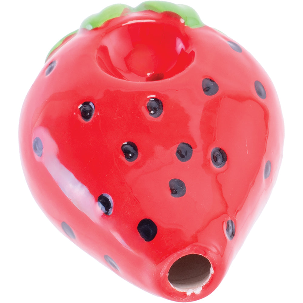 Wacky Bowlz Ceramic Strawberry Pipe