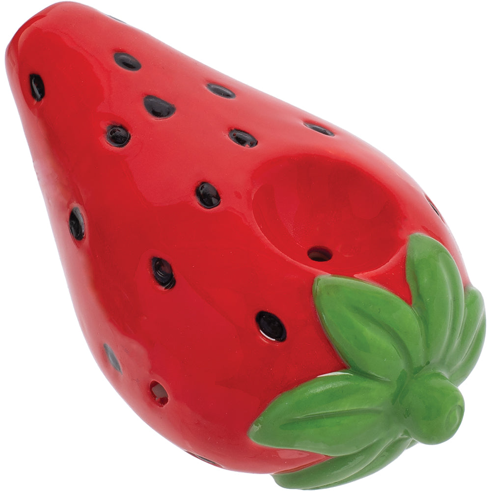 Wacky Bowlz Ceramic Strawberry Pipe