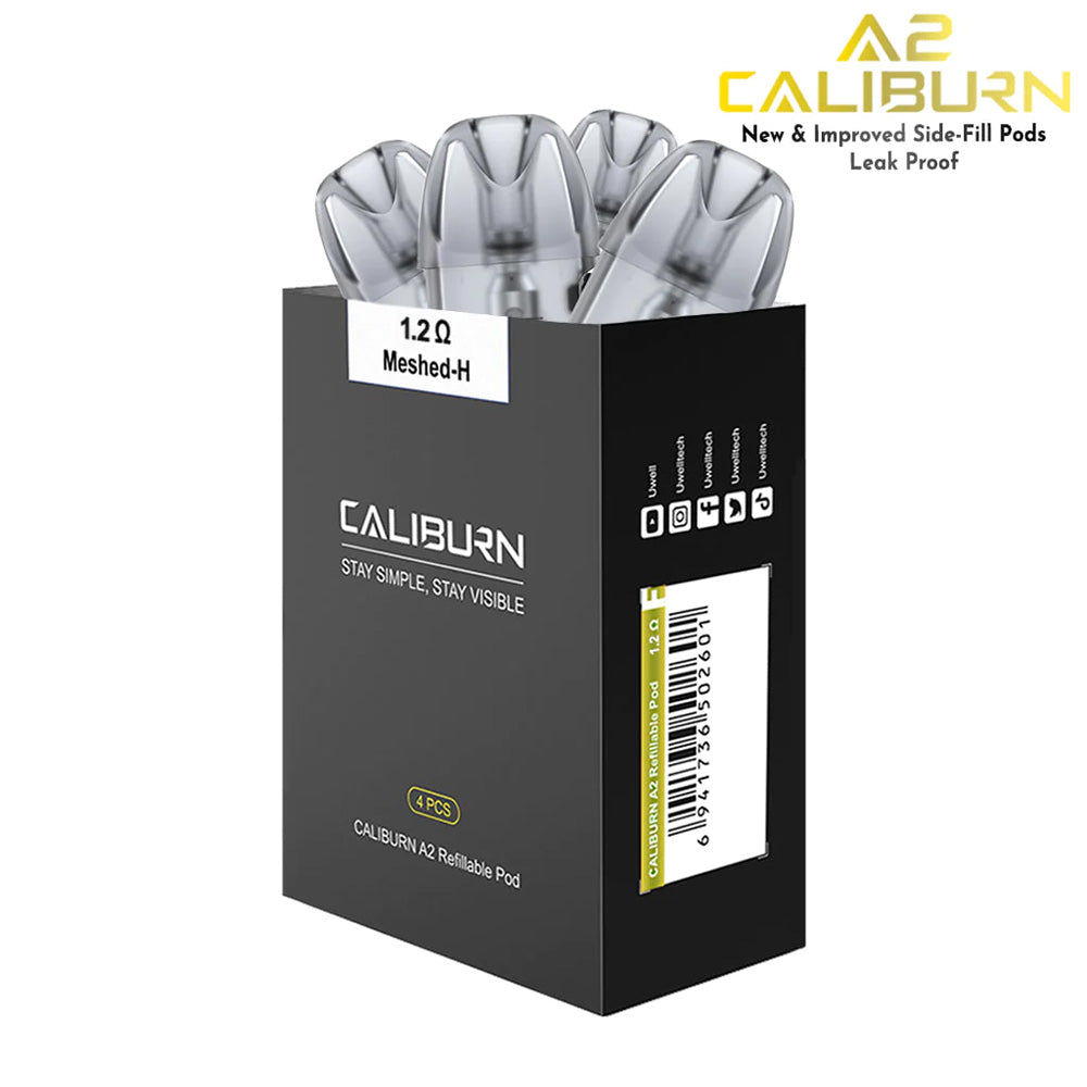 Caliburn A2 Replacement Pods 0.9ohm - 4 Pack / 0.9