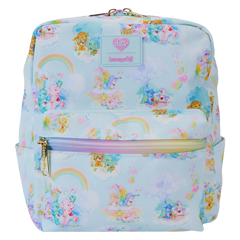 Loungefly Care Bear Cousins All-Over Print Nylon Square Mini Backpack