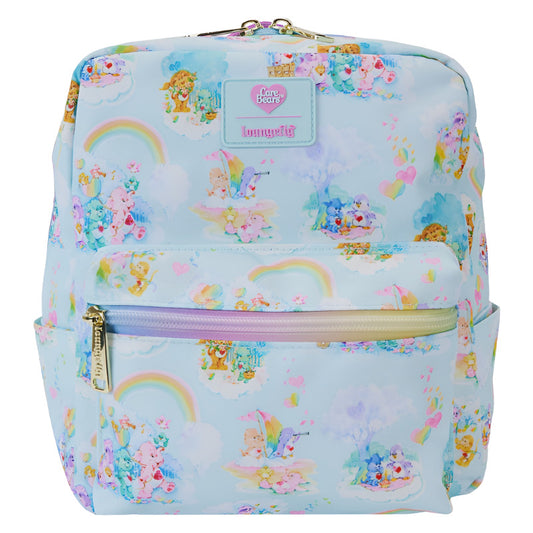 Loungefly x Care Bear Cousins All-Over Print Nylon Square Mini Backpack