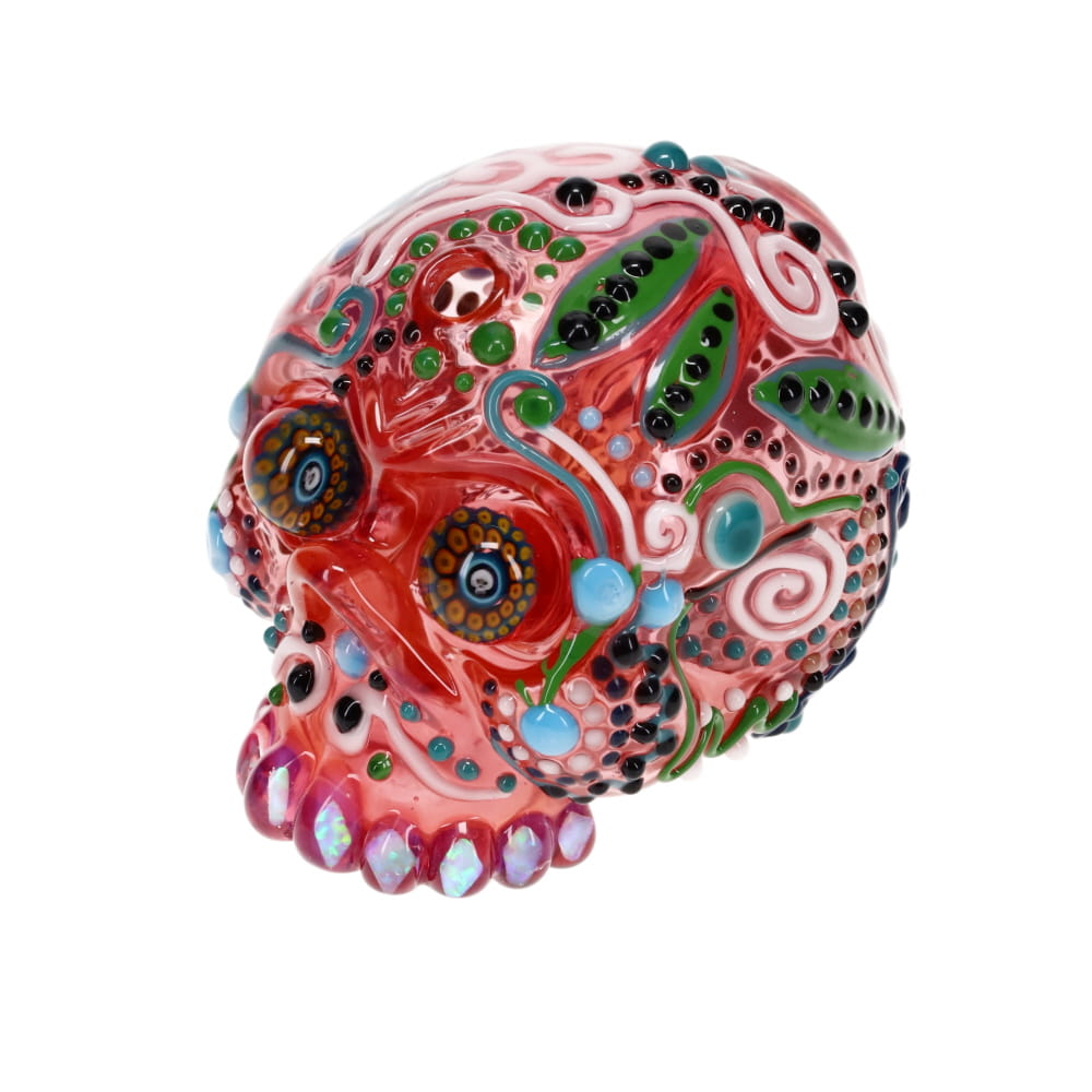 Carsten Carlile Glass Milli Eyes Sugar Skull Rig