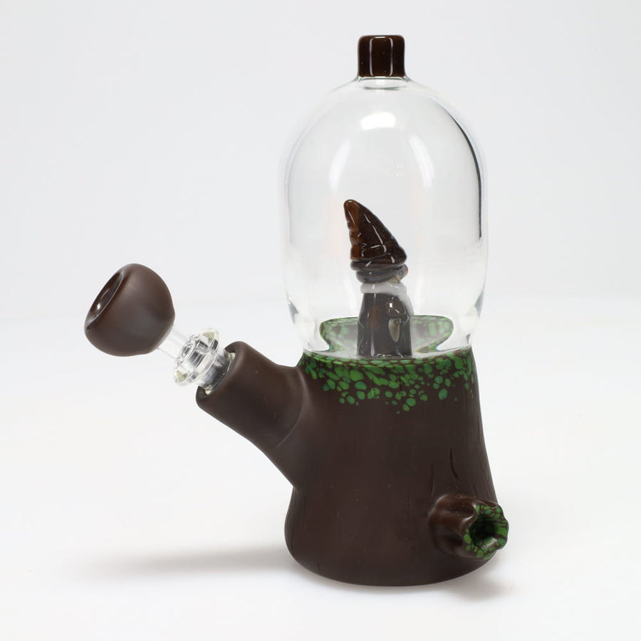 Chad G Glass Dome Brown Wizard Water Pipe