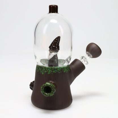 Chad G Glass Dome Brown Wizard Water Pipe