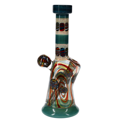 Chunk Glass X Cowboy Glass X McDaniel Glass Rainbow Swirl Millie Bubbler