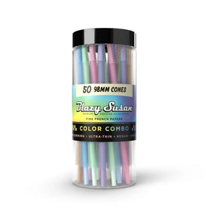 Blazy Susan Cones 98mm - 50 Pack - Rainbow