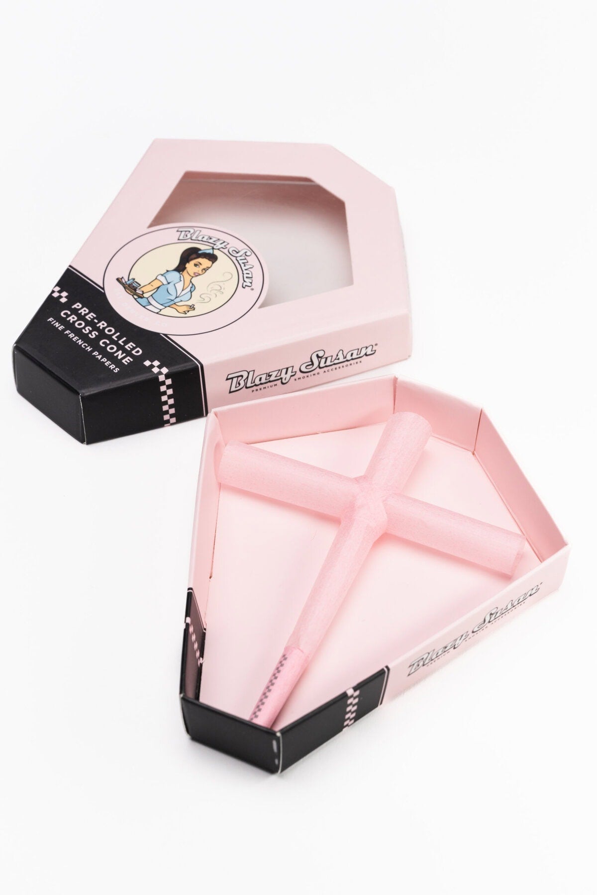 Blazy Susan Cross Cone - Pink