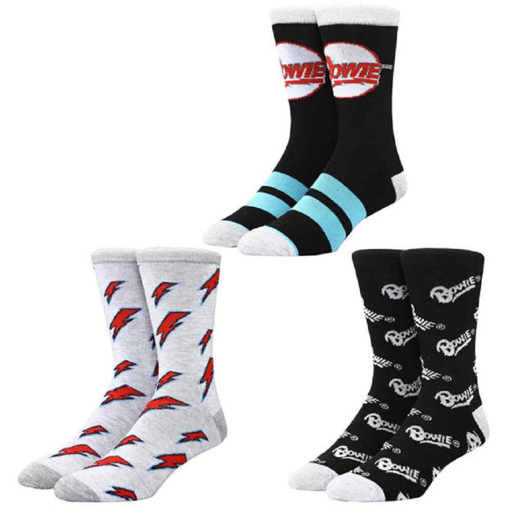 David Bowie Icon Socks - 3 Pairs