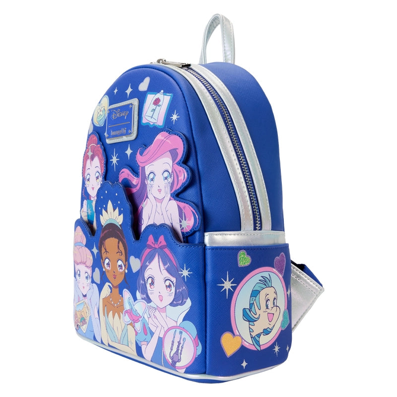 Loungefly x Disney Princess Manga Style Mini Backpack