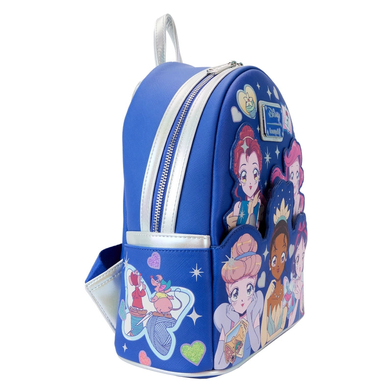 Loungefly x Disney Princess Manga Style Mini Backpack