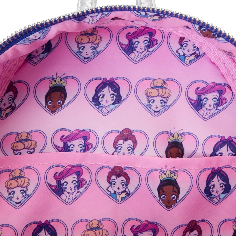 Loungefly x Disney Princess Manga Style Mini Backpack