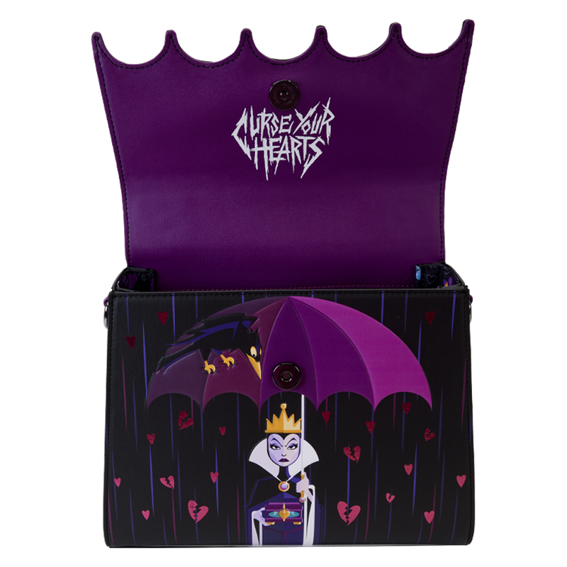 Loungefly x Disney Villains Curse Your Hearts Crossbody Bag