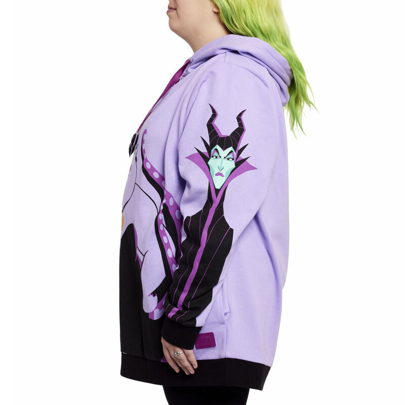 Loungefly Disney Villains Curse Your Hearts Unisex Hoodie SALE