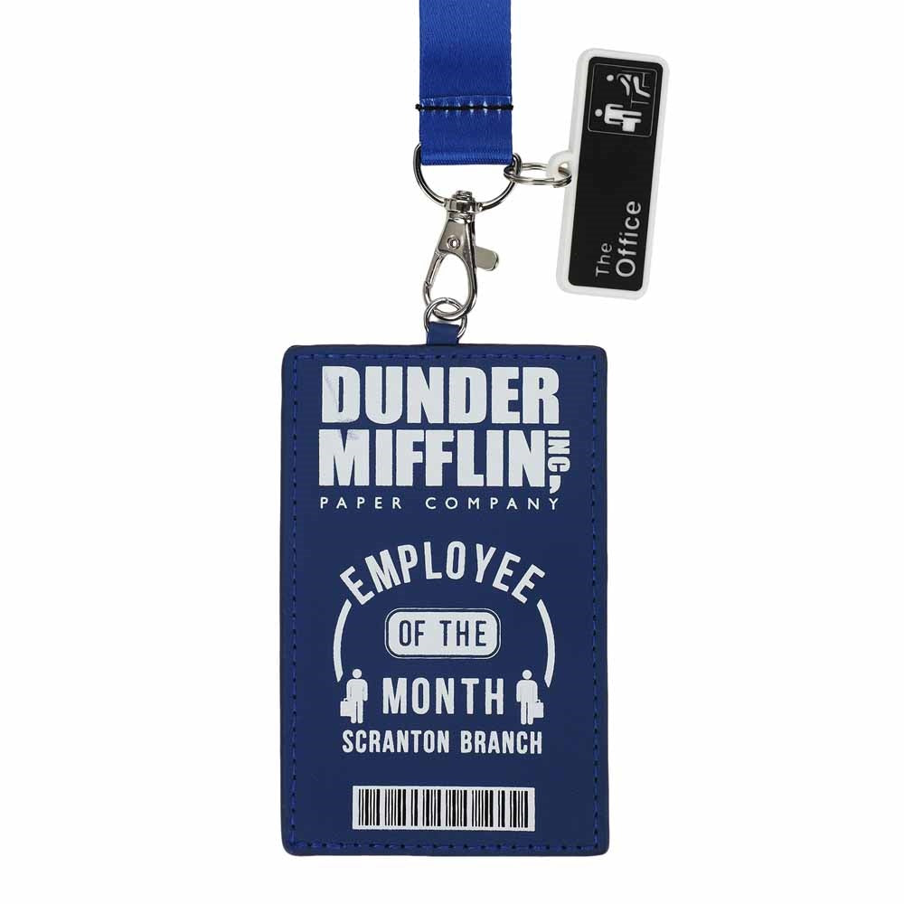 Dunder Mifflin Employee of the Month Lanyard Badge