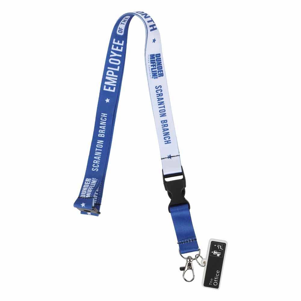 Dunder Mifflin Employee of the Month Lanyard Badge