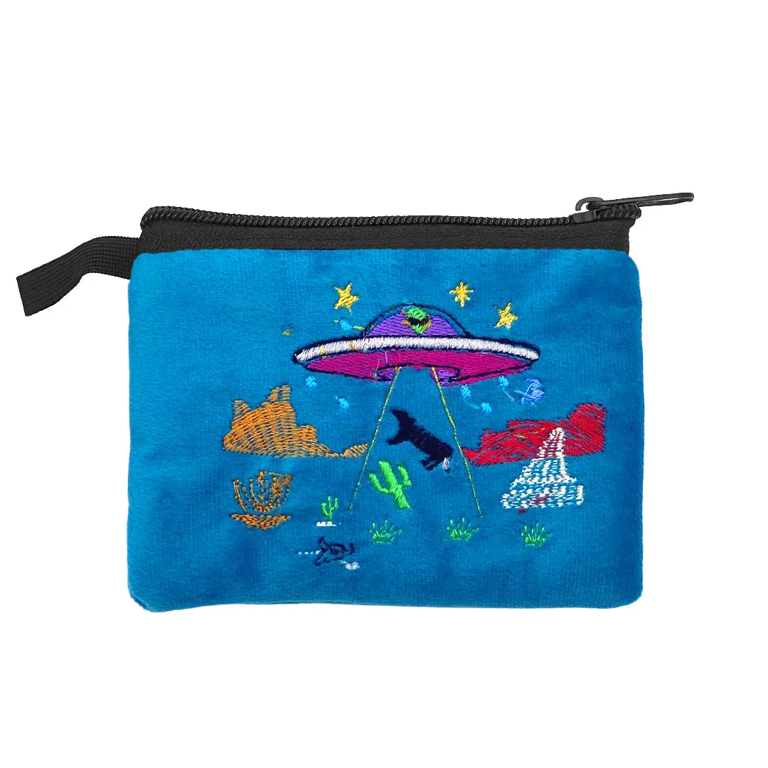 Alien Ecuadorian Embroidered Coin Purse