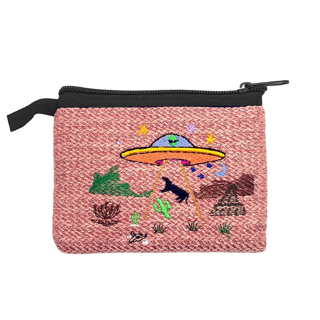 Alien Ecuadorian Embroidered Coin Purse