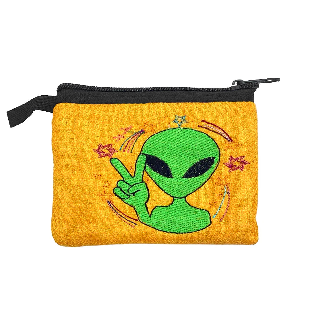 Alien Ecuadorian Embroidered Coin Purse