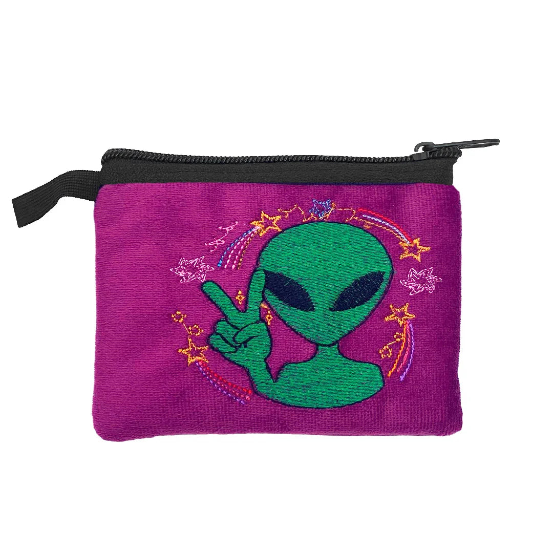 Alien Ecuadorian Embroidered Coin Purse