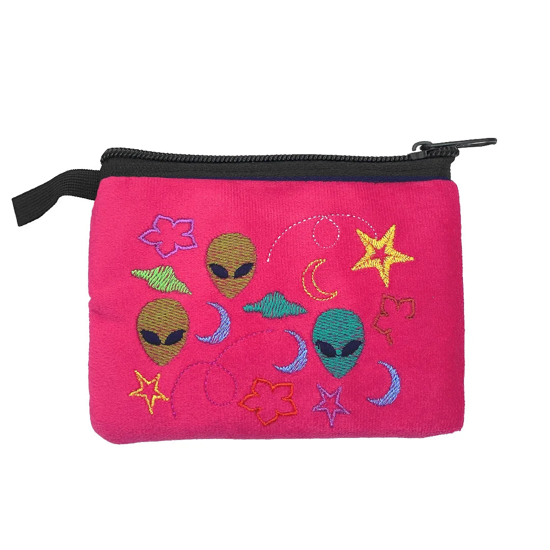 Alien Ecuadorian Embroidered Coin Purse
