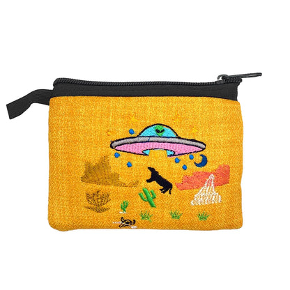 Alien Ecuadorian Embroidered Coin Purse