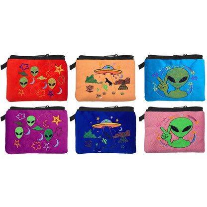 Alien Ecuadorian Embroidered Coin Purse