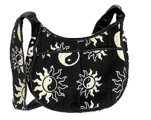 Yin Yang Ecuadorian Moon Shaped Messenger Bag