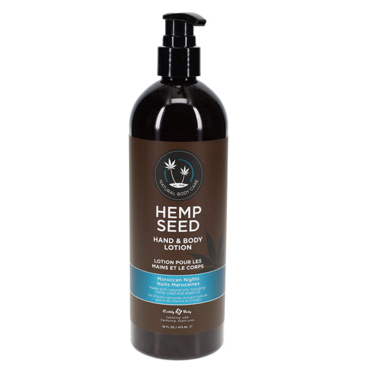 Earthly Body Hemp Seed Hand & Body Lotion - Morrocan Nights 16oz