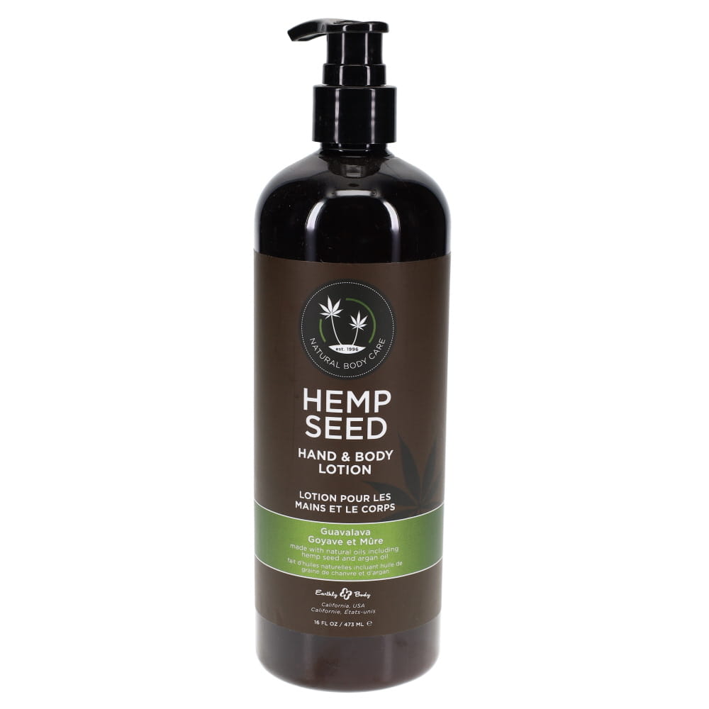 Earthly Body Hemp Seed Hand & Body Lotion - Guavalava 16oz