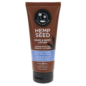 Earthly Body Hemp Seed Hand & Body Lotion - Moroccan Nights 7oz
