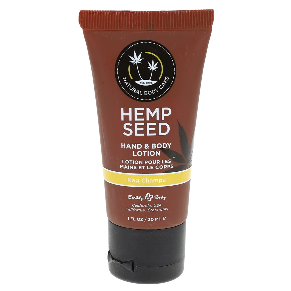 Earthly Body Hemp Seed Hand & Body Lotion - Nag Champa 1oz