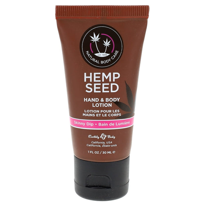 Earthly Body Hemp Seed Hand And Body Lotion Skinny Dip 1oz Sunshine Daydream 8376