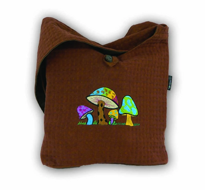 Erika Corduroy Mushroom Embroidery Bag