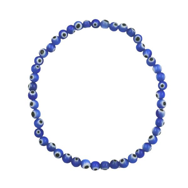 Evil Eye Bracelet - Dark Blue 4mm