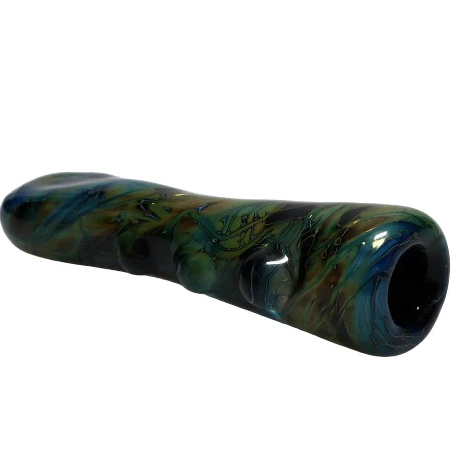 I Love Frank Glass Black/Blue Wrap Chillum