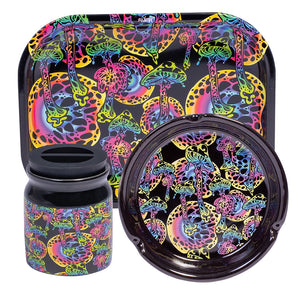 Smoking Essentials Gift Set - Neon Shrooms SALE