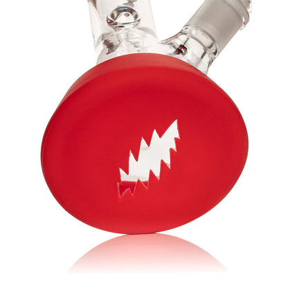 Grateful Dead x Gear Premium 10" Steal Your Face Beaker Water Pipe with Silicone Base