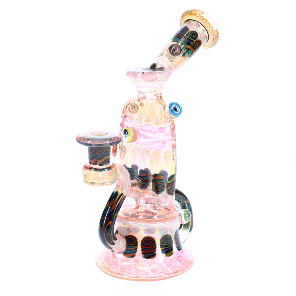 Chunk Glass X Gato Glass Fannypack Recycler Collab