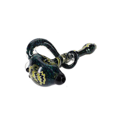 Gladstone Glass Crushed Opal Wormhole Spoon