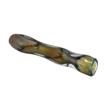 Glass Hole Cane Chillum - Assorted Colors