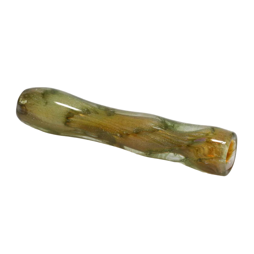 Glass Hole Cane Chillum - Assorted Colors