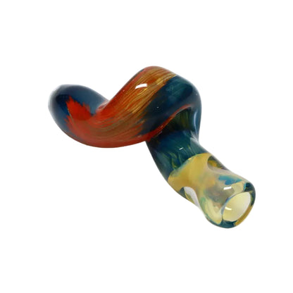Glass Hole Twisty Chillum - Assorted Colors