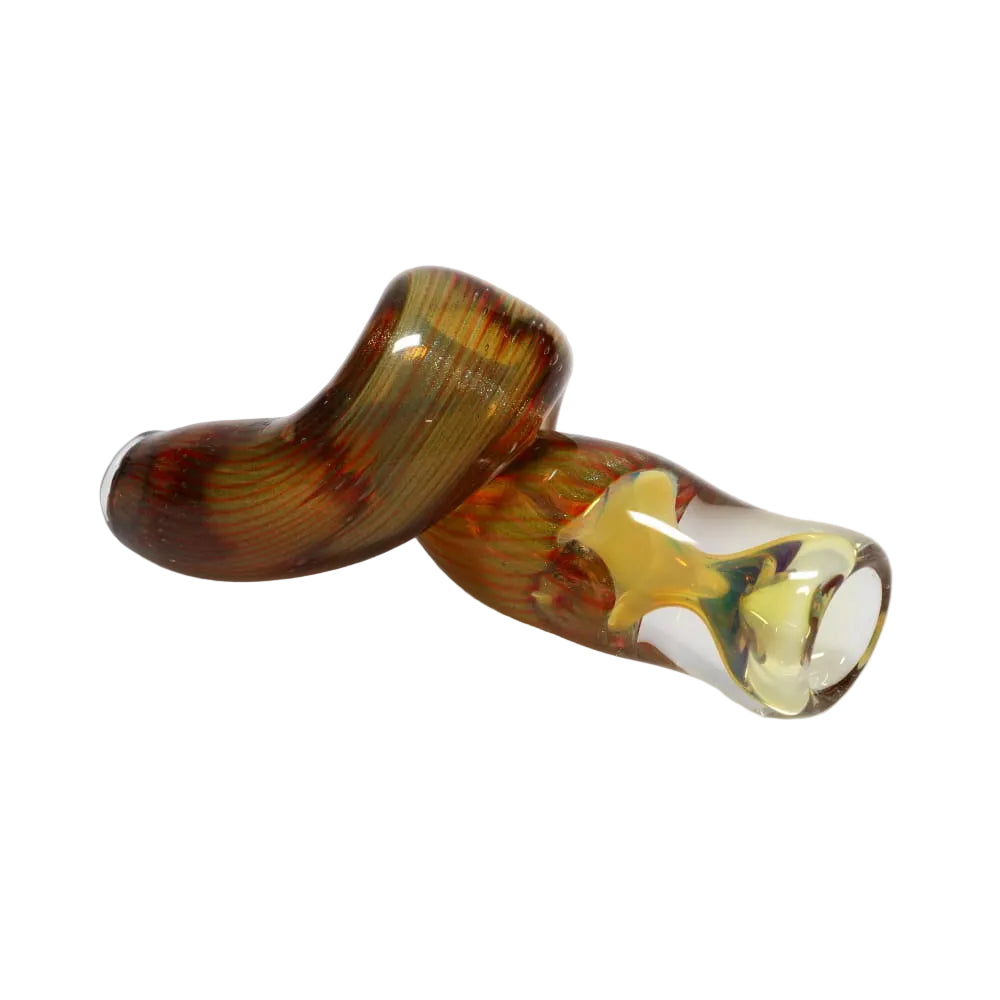Glass Hole Twisty Chillum - Assorted Colors