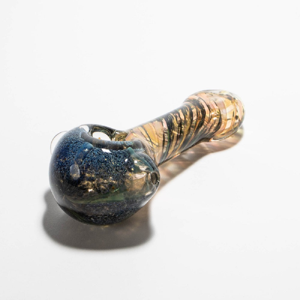 Gold Fume Spiral Oiler Hand Pipe SALE