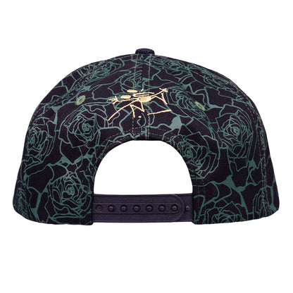 Grassroots California Stanley Mouse Mandolin Jester Never Summer Green Rose Snapback Hat