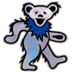 Grateful Dead Iridescent Dancing Bear Patch
