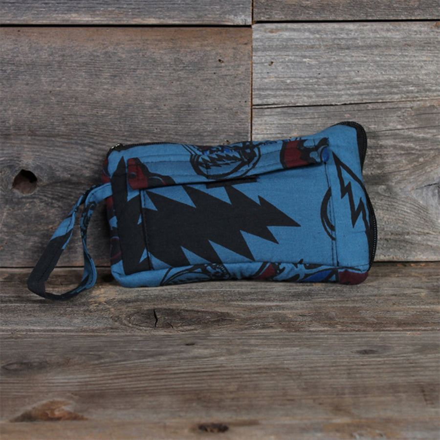 Grateful Dead Padded Stash Bag w/ Double Pockets - 8x5 SALE