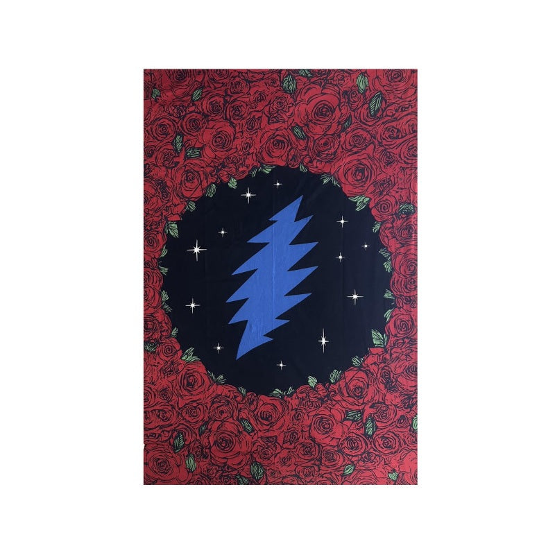 Grateful Dead Lightning Bolt Roses Tapestry