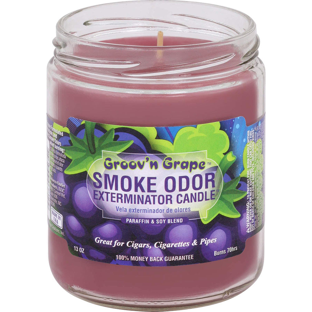 Groov'n Grape Smoke Odor Candle