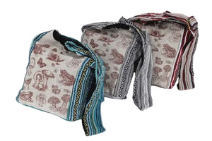 Mushroom Printed Handwoven Cotton Crossbody